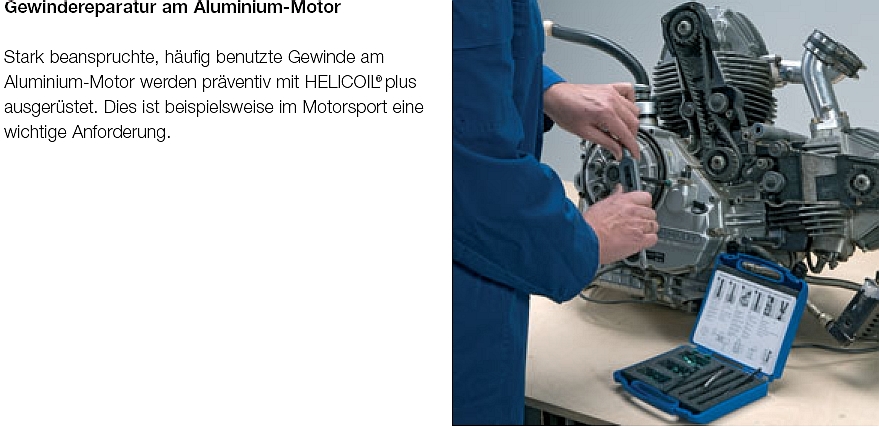 M8 HSS-G Profi Gewinde Reparatur Werkzeug Helicoil inkl 45 Gewindehülsen B1954 