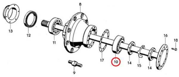 Borgward B555 B4500 Antriebswelle