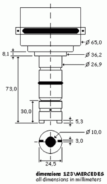 123 ignition Mercedes 250 280 300 S SE SEL SEb W108 W109