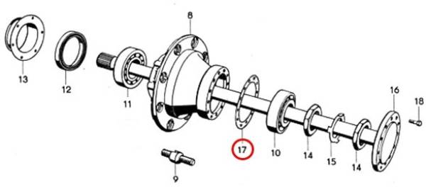 Borgward Halbwelle Steckachse B555 B4500