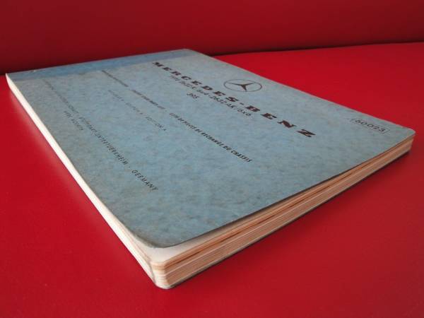 Mercedes truck 395 partslist 2632 K6x4 Ak6x6 body 60023