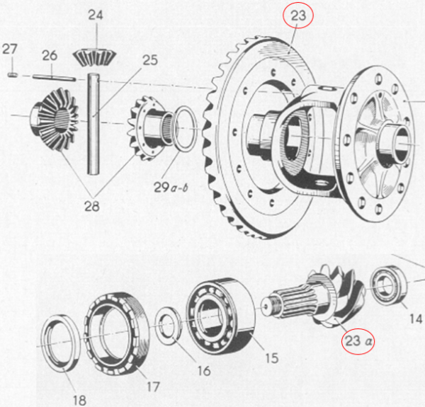 Borgward Achsübersetzung