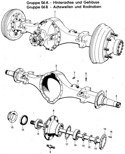 Borgward B555 B4500 Antriebswelle
