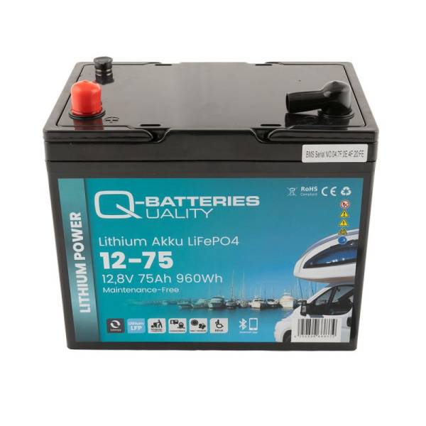 Q-Batteries LiFePO4 Battery 75Ah